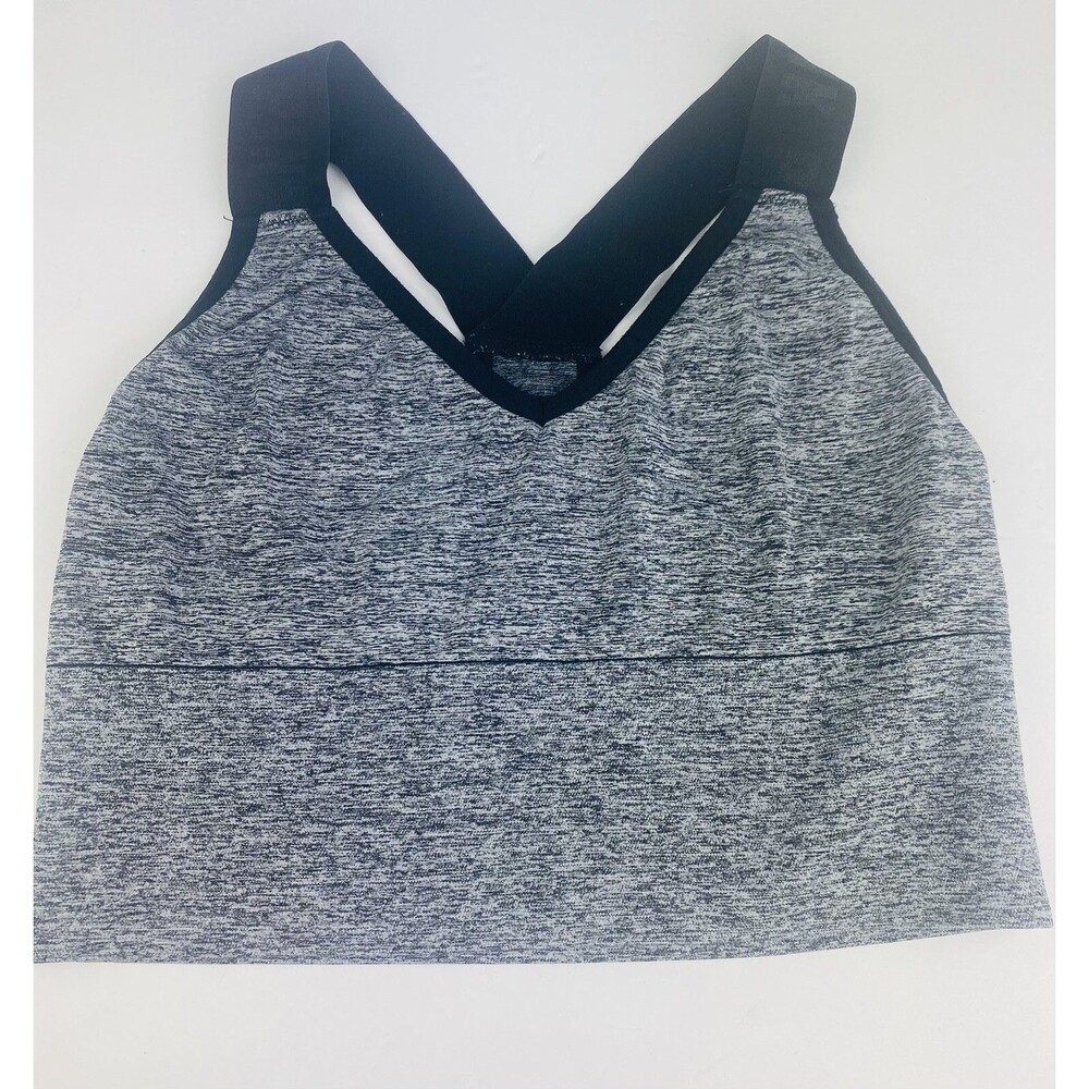 Victoria Secrets Pink Seamless sports bra grey Size Medium EUC